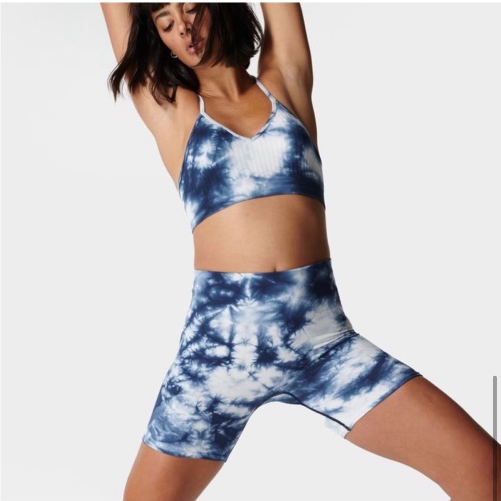 Sweaty Betty tie dye seamless yoga set